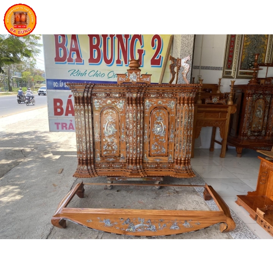 Sản Phẩm Tủ Thờ Gò Công 19 Trụ Gõ 